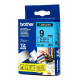 BROTHER TZE-521 LAMINATED TAPE 9MM 8M BLACK ON BLUE BROTHER TZE-521 LAMINATED TAPE 9MM 8M BLACK ON BLUE