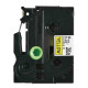 BROTHER TZE-FX611 LAMINATED TAPE 6 MM BLACK ON YELLOW / FLEXI-TAPES BROTHER TZE-FX611 LAMINATED TAPE 6 MM BLACK ON YELLOW / FLEXI-TAPES