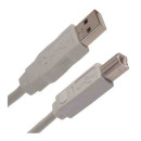 WIRETEK kábel USB Összekötő A-B, 3m, Male/Male WIRETEK kábel USB Összekötő A-B, 3m, Male/Male