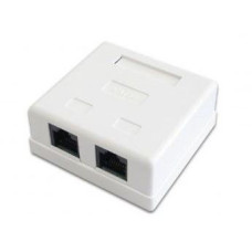 Noname Fali aljzat + csatlakoz&oacute; doboz 2-es RJ45