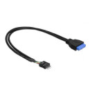 Kab USB3.0 Inter.pin female-USB2.0 pin male 83095 Delock Kab USB3.0 Inter.pin female-USB2.0 pin male 83095 Delock