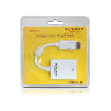 DELOCK &Aacute;talak&iacute;t&oacute; Displayport male  DVI 24+5 female