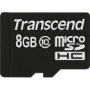 TRANSCEND 8GB microSDHC Card Class 10 W/O ADAPTER
