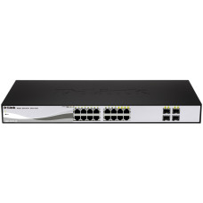 D-LINK DGS-1210-20 Gigabit Smart Switch 20xport,Fémház,20xGigabit,4 Combo SFP D-LINK DGS-1210-20 Gigabit Smart Switch 20xport,Fémház,20xGigabit,4 Combo SFP