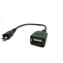 Gembird OTG USB 2.0 female -- USB micro-B male 15cm /A-OTG-AFBM-001/