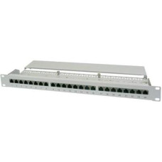 19" Rack szekr&eacute;nybe &eacute;p&iacute;thető 24 portos switch, RJ45 CAT 5e eloszt&oacute; patchpanel Digitus DN-91524S 1 HE