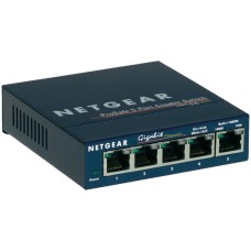 5 portos Gigabites RJ45 ethernet switch 1000 MBit/s Netgear GS105GE 5 portos Gigabites RJ45 ethernet switch 1000 MBit/s Netgear GS105GE