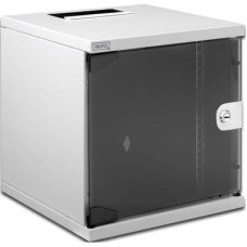10"-os rack szekr&eacute;ny, h&aacute;l&oacute;zati szerverszekr&eacute;ny, z&aacute;rhat&oacute; &uuml;vegajt&oacute;val Digitus DN-10-05U-1 5 HE