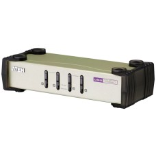 4 portos USB-s KVM switch, (billentyűzet, video, eg&eacute;r) eloszt&oacute;, PS/2 &eacute;s VGA kimenettel Aten CS84U-AT