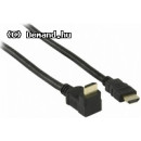 HDMI-HDMI kábel 1,5m aranyozott v1.4 90° 31916