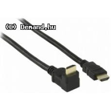HDMI-HDMI kábel 1,5m aranyozott v1.4 90° 31916