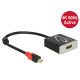 Delock Adapter mini Displayport 1.2-dugós csatlakozó  HDMI-csatlakozóhüvely 4K 60 Hz aktív 62735