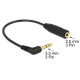 Delock Audio Cable Stereo jack 3.5 mm 3 pin male Stereo jack 2.5 mm 3 pin female angled 65675 Delock Audio Cable Stereo jack 3.5 mm 3 pin male Stereo jack 2.5 mm 3 pin female angled 65675