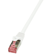 LogiLink CAT6 S/FTP Patch Cable PrimeLine AWG27 PIMF LSZH white 1,50m CQ2041S