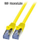 LOGILINK patch kábel, Cat.6A 10G S/FTP PIMF PrimeLine sárga 3m CQ3067S