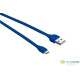Trust Urban lapos Micro-USB - USB adat/töltőkábel 1m kék /20136/