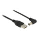 Delock USB tápkábel DC 5.5 x 2.1 mm apa 90° 1.5 m 83578 Delock USB tápkábel DC 5.5 x 2.1 mm apa 90° 1.5 m 83578