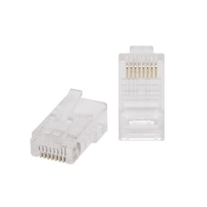 RJ45 dugó Cat5e UTP patch kábelre, 100db/csomag RJ45 dugó Cat5e UTP patch kábelre, 100db/csomag