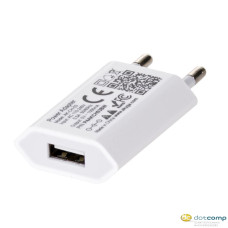 Akyga USB-s h&aacute;l&oacute;zati t&ouml;ltő adapter USB 5V/1A feh&eacute;r /AK-CH-03WH/