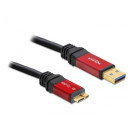 Delock USB 3.0-A  mikro-B apa / apa, 3 m prémium kábel 82762
