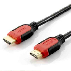 Equip 119341 HDMI k&aacute;bel 1.4 apa/apa, aranyozott, 1m
