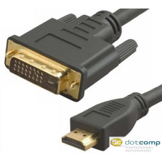 Gembird  Adatk&aacute;bel HDMI-DVI 1,8 m aranyozott csatlakoz&oacute; /CC-HDMI-DVI-6/