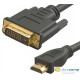 Gembird  Adatkábel HDMI-DVI 1,8 m aranyozott csatlakozó /CC-HDMI-DVI-6/