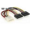 Gembird 2x SATA tápkábel, 30 cm CC-SATA-PSY-0.3M Gembird 2x SATA tápkábel, 30 cm CC-SATA-PSY-0.3M