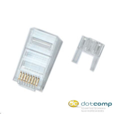 X-Tech 8P8C Cat6 modul&aacute;ris dug&oacute; + f&eacute;sű /K277542/