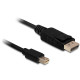 Delock Kábel mini Displayport dugó Displayport dugó 5 m 83479 Delock Kábel mini Displayport dugó Displayport dugó 5 m 83479