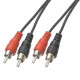 VALUE Kábel Audio 2xRCA-2xRCA M/M 5m VALUE Kábel Audio 2xRCA-2xRCA M/M 5m