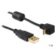 DELOCK Cable USB-A male USB micro-B male angled 90° up / down 1m DELOCK Cable USB-A male USB micro-B male angled 90° up / down 1m