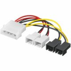 AKYGA Adapter Akyga Molex/2 x 3-pin 12V/2 x 3-pin 5V AK-CA-34 AK-CA-34