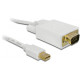 Delock Displayport mini apa VGA 15 pin apa kábel, 5 m 82936 Delock Displayport mini apa VGA 15 pin apa kábel, 5 m 82936