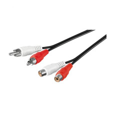 Goobay Audio k&aacute;bel hosszabb&iacute;t&oacute; 2RCA 2,5m (50026) 50026