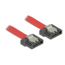 Delock Cable SATA FLEXI 6 Gb/s 30 cm red metal 83834