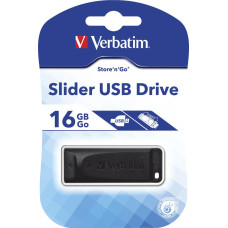 Verbatim Store N Go USB 2.0 Drive Slider 16GB black 98696 Verbatim Store N Go USB 2.0 Drive Slider 16GB black 98696