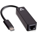 V7 - CABLES USB-C TO ETHERNET ADAPTER BLACK V7UCRJ45-BLK-1E