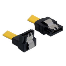DeLOCK (82806) SATA 3.0 kábel 30cm sárga L (SATA anya - SATA anya) DeLOCK (82806) SATA 3.0 kábel 30cm sárga L (SATA anya - SATA anya)