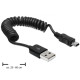 DeLOCK (83164) USB 2.0 kábel 60cm  (USB-A apa - mini USB apa)