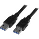 STARTECH - CABLES 3M 10FT USB 3.0 A TO A CABLE    USB3SAA3MBK