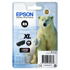 Epson T2631 Patron Photo Black 8,7ml 26XL (Eredeti) C13T26314012 Epson T2631 Patron Photo Black 8,7ml 26XL (Eredeti) C13T26314012