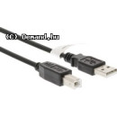USB 2.0 kábel A típusú apa - B típusú apa, 2 m, fekete VLCT60100B20 USB 2.0 kábel A típusú apa - B típusú apa, 2 m, fekete VLCT60100B20