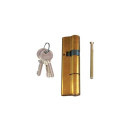 35+75mm, bronz rugók,    DIN szabv., 5 csapos kulcs, fényes sárgaréz szín C5000078100