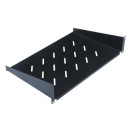 WP Fixed Shelf 1U 350 mm, Black RAL 9005