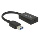 DELOCK Átalakító USB 3.1 Gen 2 Type-A male to Type-C female Active, 15cm 65698