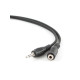 Gembird audio kábel Jack 3.5mm apa / Jack 3.5mm anya, 2m CCA-423-2M
