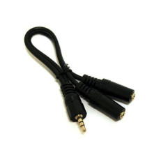 OEM 2 Jack 3,5mm <,->, 1 Jack 3,5mm F/M audió kábel OEM 2 Jack 3,5mm <,->, 1 Jack 3,5mm F/M audió kábel