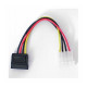 OEM Molex Power 4pin ->, SATA Power M/F adapter