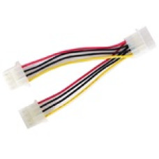 OEM Molex Power 4pin -&gt, 2 Molex Power 4pin M/F t&aacute;pk&aacute;bel